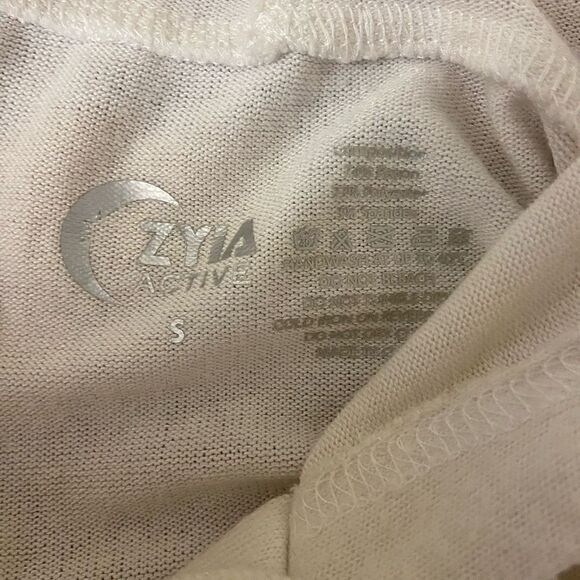 ZYIA Active Cream Hooded Lightweight Sweater Small - Picture 3 of 4